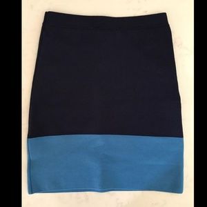 BCBG Maxazria colorblock bondage skirt - Size xxs